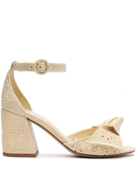  Alexandre Birman 75mm Clarita Sandals - Neutrals 