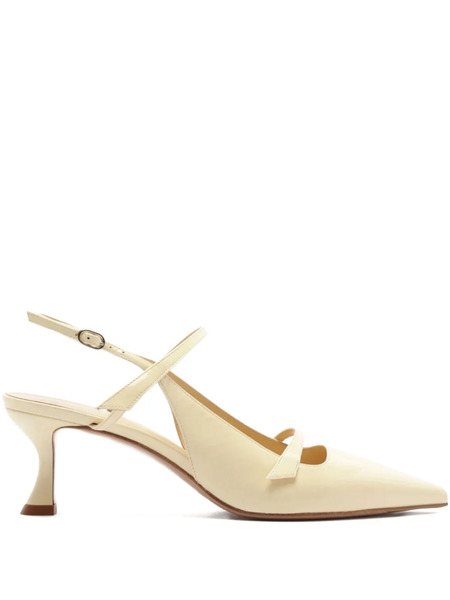  Alexandre Birman 60mm Tita Pointed-toe Pumps - Neutrals 