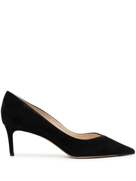  Alexandre Birman Pamela 60mm Suede Pumps - Black 
