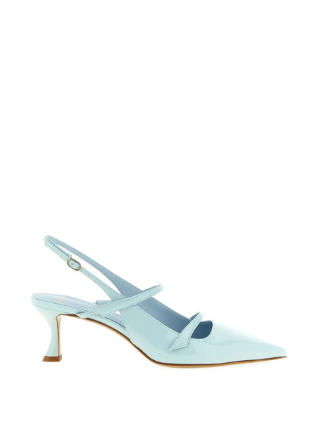  Alexandre Birman Tita Pointed Toe Slingbacks Pumps - Blue 