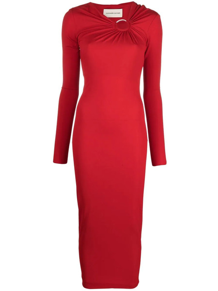  Alexandre Vauthier Cut-out Midi Dress - Red 