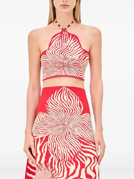  Alexis Gala Beaded Top - Red 