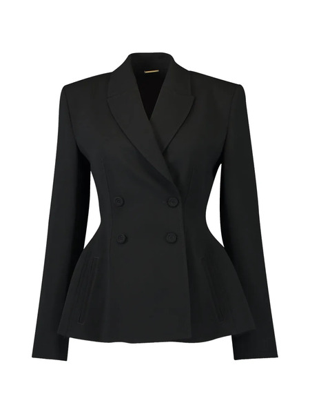  Alexis Helen Double-breasted Blazer - Black 