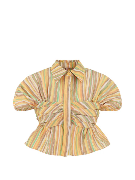  Alexis Striped Top - Yellow 
