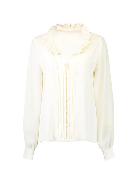  Alexis Vina Ruffled Blouse - Neutrals 