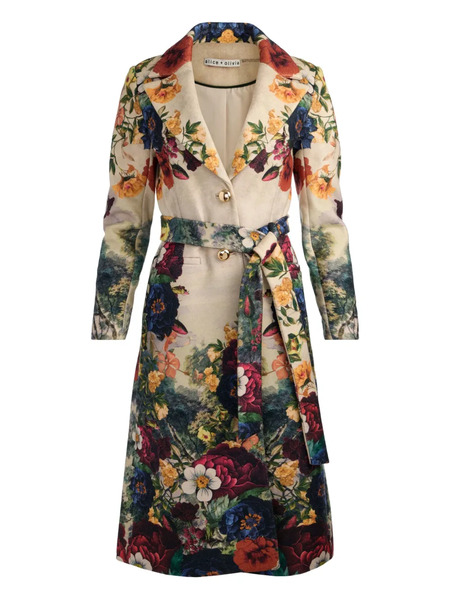  Alice + Olivia Joelle Coat - Neutrals 