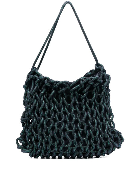  Alienina Sara Interwoven Shoulder Bag - Blue 