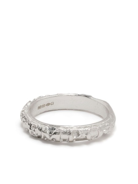  Alighieri Amore Embossed Sterling-silver Ring 