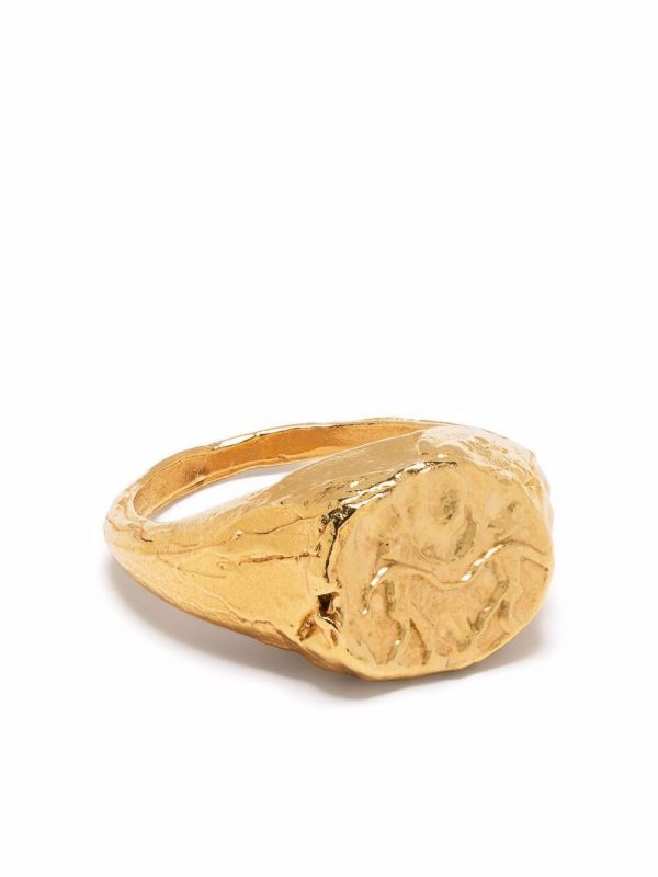  Alighieri Gemini Signet Ring - Gold 