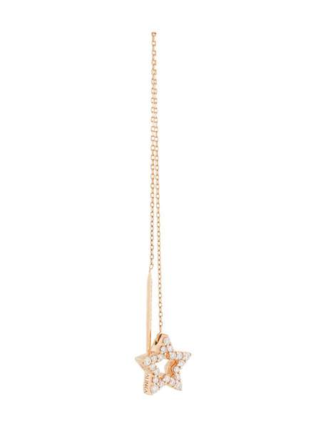  Alinka 18kt Rose Gold Stasia Thread Diamond Earring 