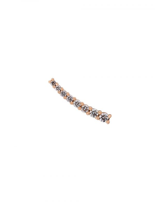  Alinka Small Dasha Diamond Slider Right Earring - Pink 