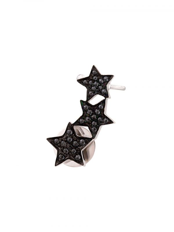  Alinka Stasia Triple Star Diamond Left Ear Cuff - Metallic 