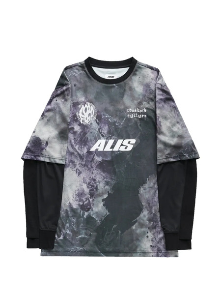  Alis Layered Sweatshirt - Grey 