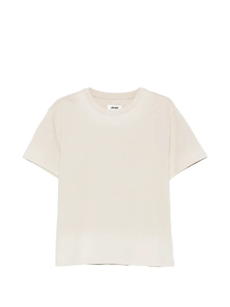  Alis Torey Cropped Print T-shirt - Neutrals 