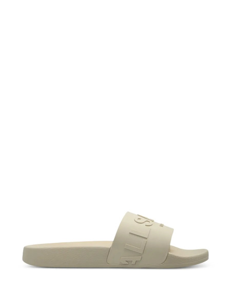  Allsaints Biggy Logo Slides - White 