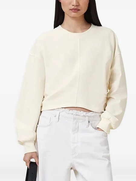  Allsaints Drawstring-detail Sweatshirt - Neutrals 
