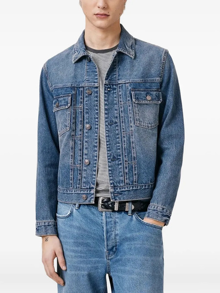  Allsaints Exile Button-fastening Denim Jacket - Blue 