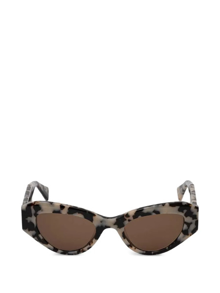  Allsaints Geometric-frame Sunglasses - Neutrals 