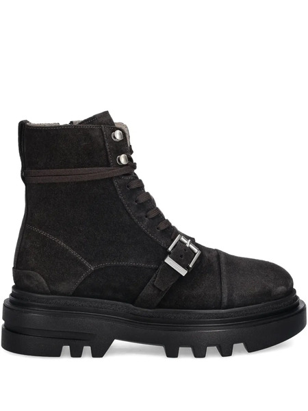  Allsaints 55mm Astrid Buckle Lace-up Boots - Brown 