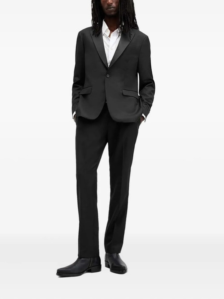  Allsaints Panel-lapel Single-breasted Blazer - Black 
