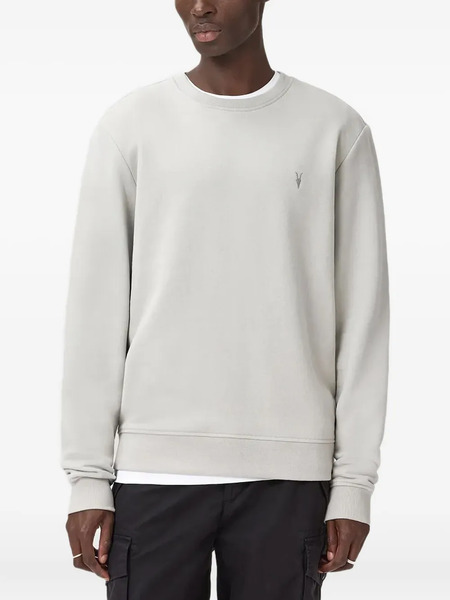  Allsaints Raven Logo Crew-neck Sweatshirt - Grey 