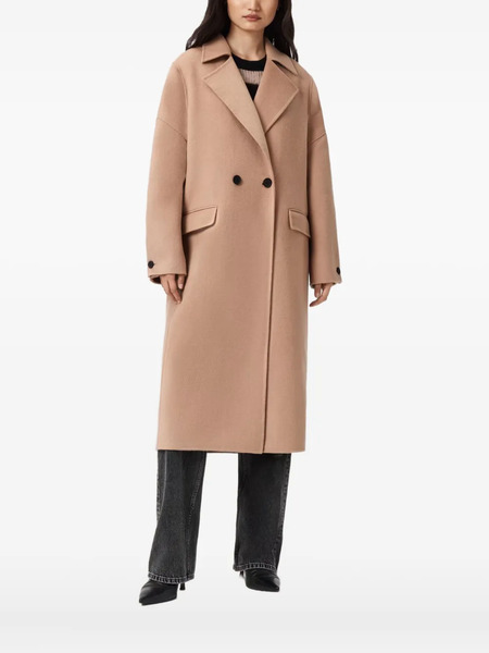  Allsaints Sellma Double-breasted Coat - Neutrals 