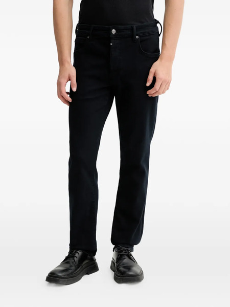  Allsaints Sid Logo-patch Jeans - Black 