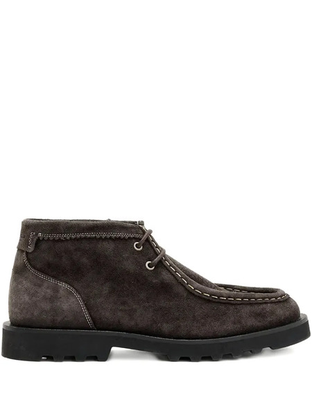  Allsaints Skiff Suede Boots - Grey 