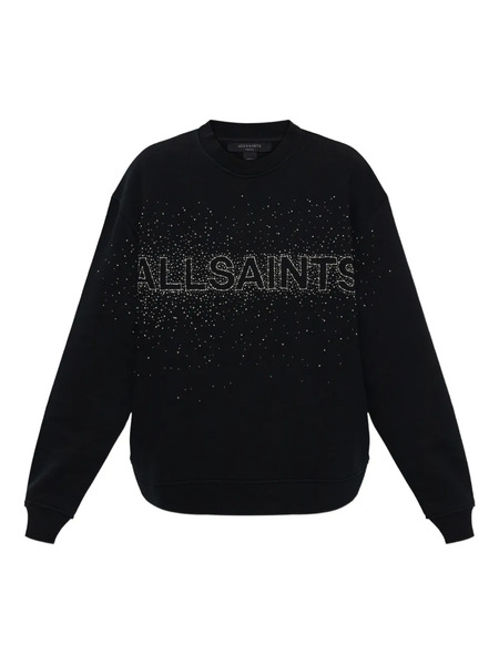  Allsaints Sprinkle Logo Sweatshirt - Black 