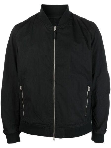  Allsaints Stretch-cotton Bomber Jacket - Black 