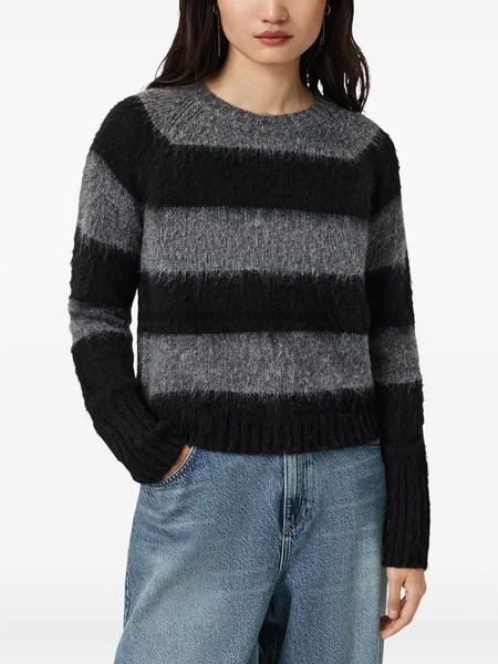  Allsaints Striped Sweater - Black 