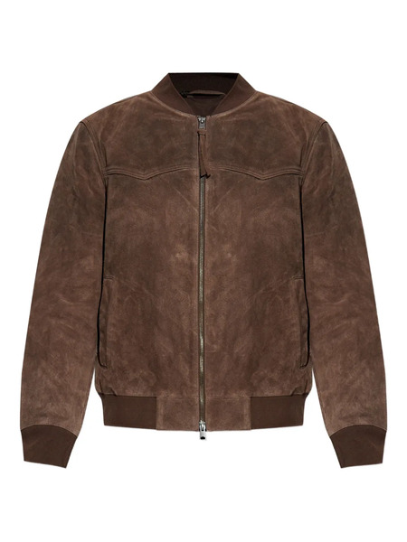  Allsaints Zealand Zip-up Jacket - Brown 