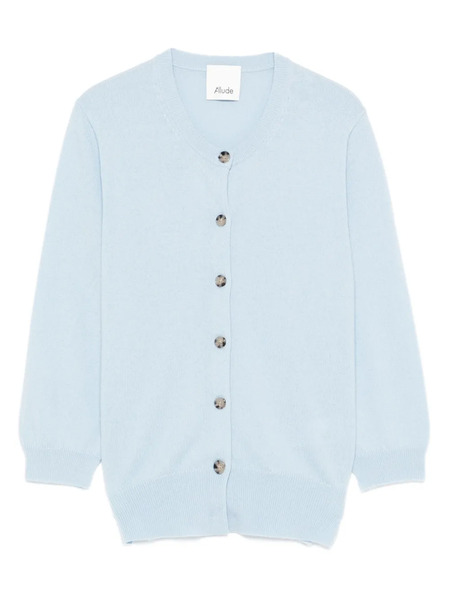  Allude Buttoned Cardigan - Blue 