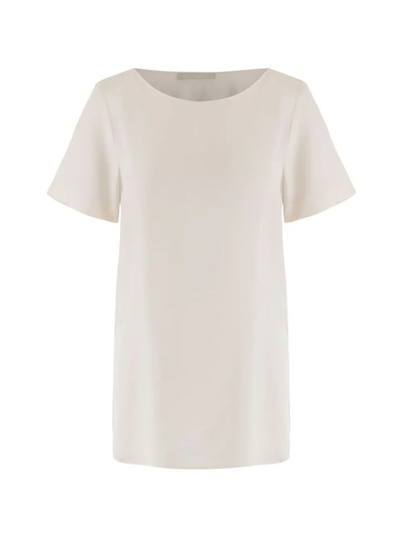  Allude Crew-neck T-shirt - Neutrals 