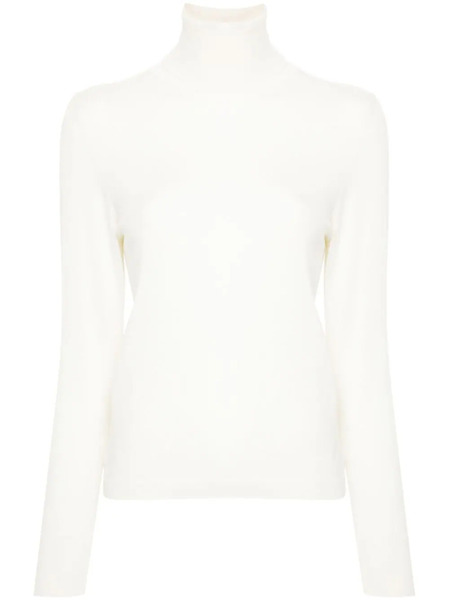  Allude Fine-knit Sweater - White 