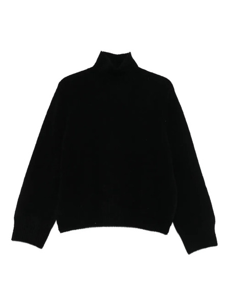  Allude High-neck Sweater - Black 