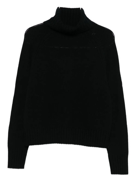  Allude High-neck Sweater - Black 