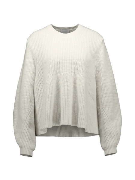  Allude Knitted Crewneck Sweater - Neutrals 