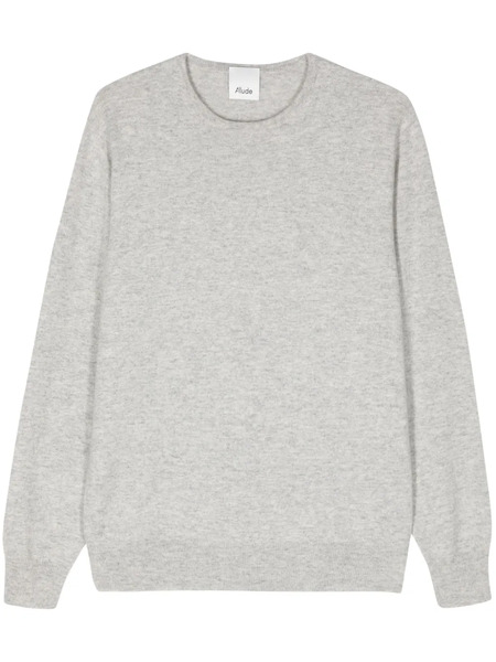  Allude Long-sleeved Cashmere Jumper - Grey 