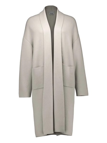  Allude Patch-pocket Knit Coat - Grey 