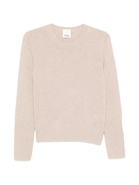  Allude Round-neck Sweater - Neutrals 
