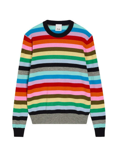  Allude Striped Sweater - Red 