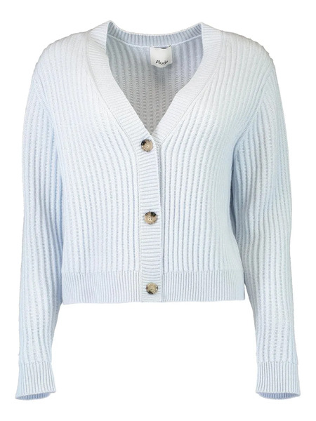 Allude V-neck Cardigan - Blue 