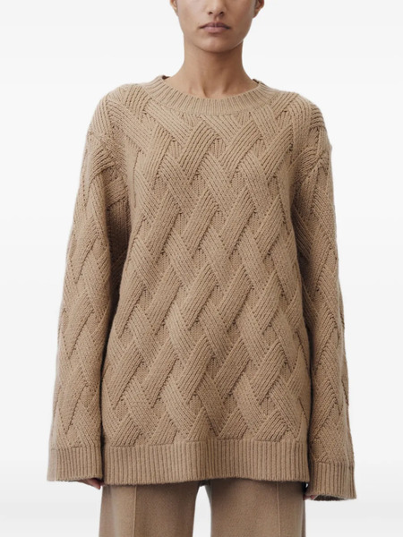  Allude Wool Blend Sweater - Neutrals 