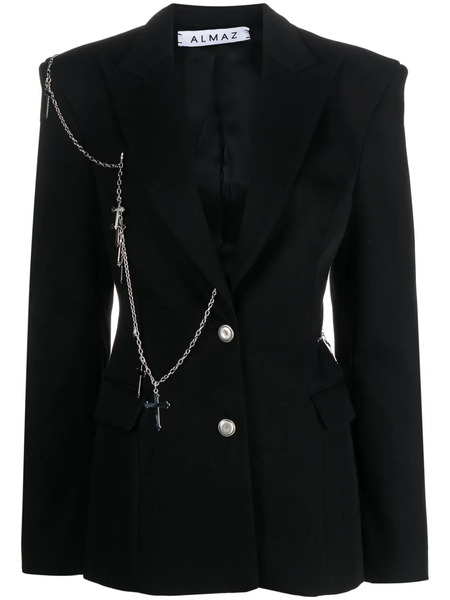  Almaz Fit Up Single-breasted Blazer - Black 