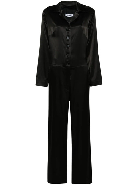  Almaz Industrious Satin Jumpsuit - Black 