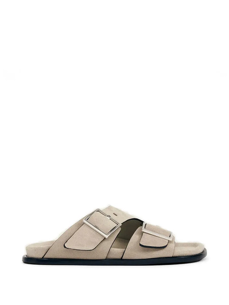  Alohas Alba Buckle Strap Sandals - Neutrals 