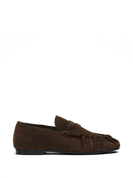  Alohas Aven Ruffled Loafers - Brown 