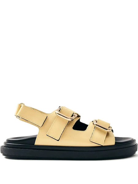  Alohas Harper Double-buckle Sandals - Yellow 