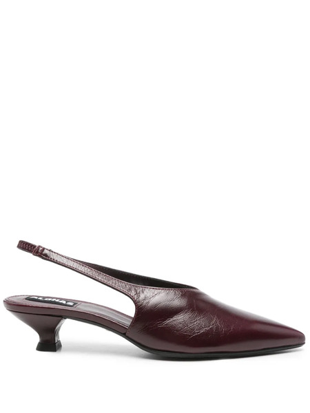  Alohas 40mm Slingback Pointed-toe Heeled Pumps - Red 